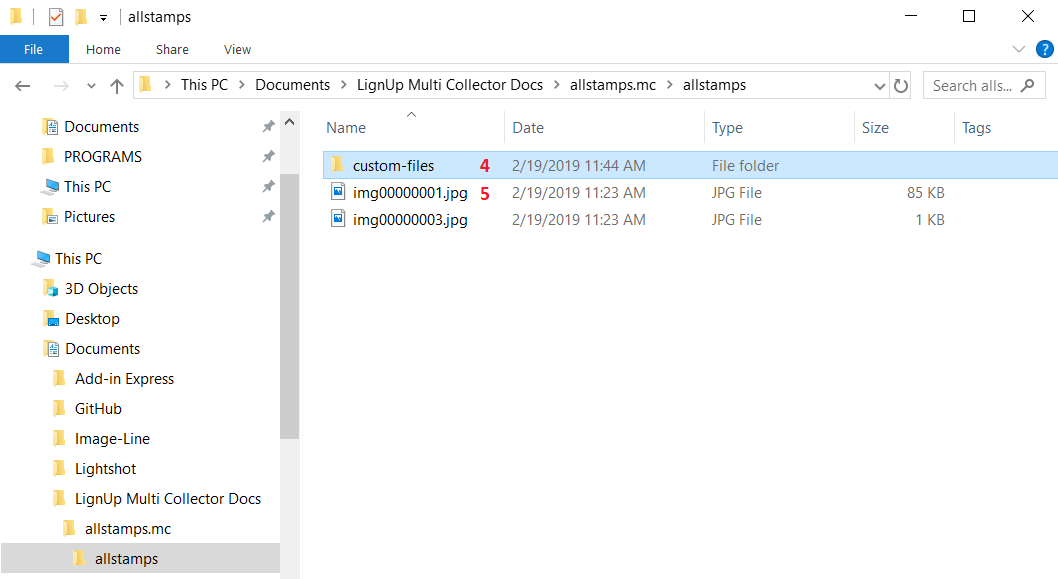 MultiCollector Database structure