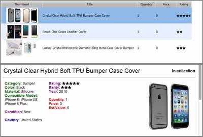 phone case collecting application details
